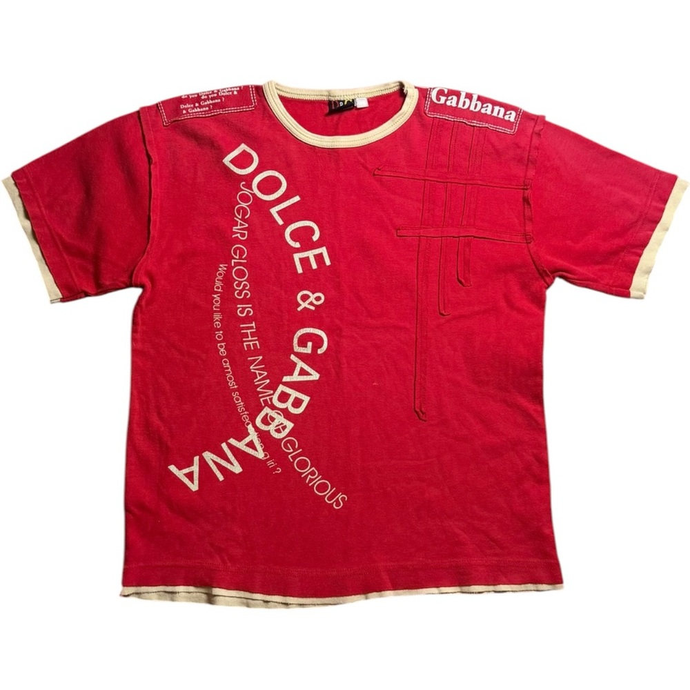 D&G Red Quality Inspired Shirt